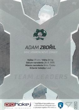 2018-19 SportZoo Tipsport Liga - Team Leaders #P12 Adam Zboril Back