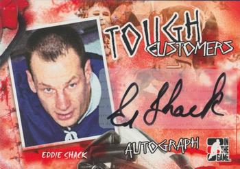 2005-06 In The Game Tough Customers - Autographs #A-ES Eddie Shack Front