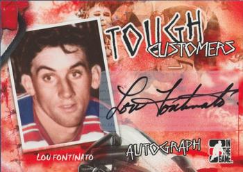 2005-06 In The Game Tough Customers - Autographs #A-LF Lou Fontinato Front