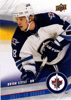 2011-12 Upper Deck Winnipeg Jets #4 Bryan Little Front