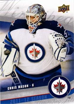 2011-12 Upper Deck Winnipeg Jets #6 Chris Mason Front