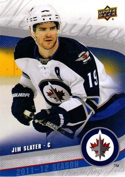 2011-12 Upper Deck Winnipeg Jets #10 Jim Slater Front