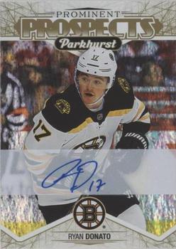 2018-19 Parkhurst - Prominent Prospects Signatures Gold #PP-20 Ryan Donato Front