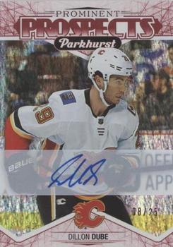 2018-19 Parkhurst - Prominent Prospects Signatures Red #PP-13 Dillon Dube Front