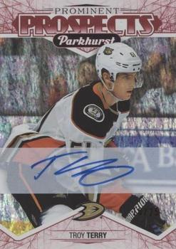2018-19 Parkhurst - Prominent Prospects Signatures Red #PP-14 Troy Terry Front