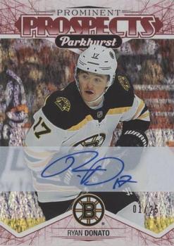 2018-19 Parkhurst - Prominent Prospects Signatures Red #PP-20 Ryan Donato Front
