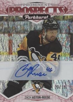 2018-19 Parkhurst - Prominent Prospects Signatures Red #PP-22 Zach Aston-Reese Front