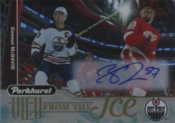 2018-19 Parkhurst - View From the Ice Signatures #VI-1 Connor McDavid Front