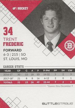 2017-18 American Family Insurance Wisconsin Badgers (NCAA) #NNO Trent Frederic Back