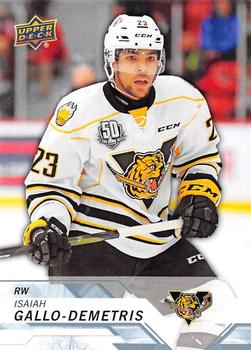 2018-19 Upper Deck CHL #209 Isaiah Gallo-Demetris Front