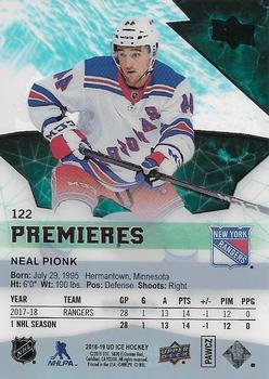 2018-19 Upper Deck Ice #122 Neal Pionk Back