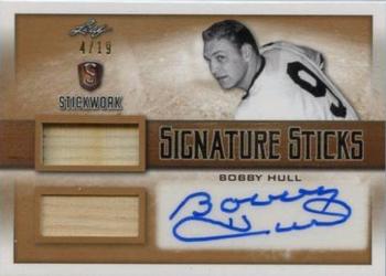2017-18 Leaf Stickwork - Signature Sticks Autograph #SST-BH1 Bobby Hull Front