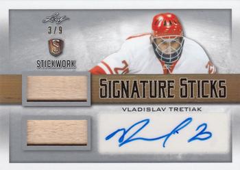 2017-18 Leaf Stickwork - Signature Sticks Autograph - Silver #SST-VT1 Vladislav Tretiak Front