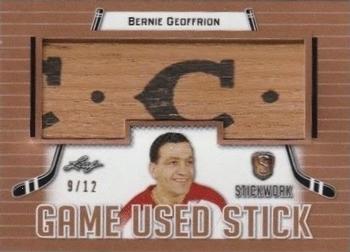 2017-18 Leaf Stickwork - Game-Used Stick #GS-07 Bernie Geoffrion Front