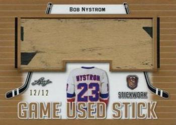 2017-18 Leaf Stickwork - Game-Used Stick #GS-09 Bob Nystrom Front