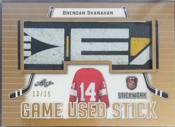 2017-18 Leaf Stickwork - Game-Used Stick #GS-13 Brendan Shanahan Front