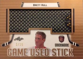 2017-18 Leaf Stickwork - Game-Used Stick #GS-14 Brett Hull Front