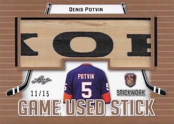 2017-18 Leaf Stickwork - Game-Used Stick #GS-20 Denis Potvin Front