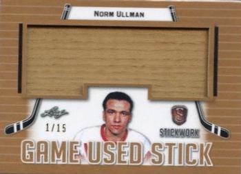 2017-18 Leaf Stickwork - Game-Used Stick #GS-40 Norm Ullman Front