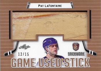 2017-18 Leaf Stickwork - Game-Used Stick #GS-41 Pat LaFontaine Front