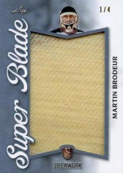 2017-18 Leaf Stickwork - Super Blade #SB-MB1 Martin Brodeur Front
