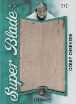 2017-18 Leaf Stickwork - Super Blade - Emerald #SB-GC1 Gerry Cheevers Front