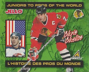1997-98 Pinnacle Kraft - Jell-O Juniors To Pros of the World #NNO Chris Chelios Front