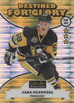 2017-18 O-Pee-Chee Platinum - Destined for Glory Pulsar #DG-4 Jake Guentzel Front
