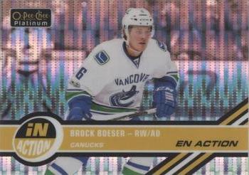 2017-18 O-Pee-Chee Platinum - In Action Pulsar #IA-22 Brock Boeser Front