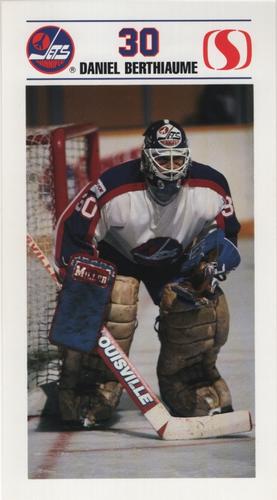 1989-90 Safeway Winnipeg Jets #NNO Daniel Berthiaume Front