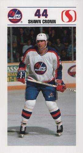 1989-90 Safeway Winnipeg Jets #NNO Shawn Cronin Front