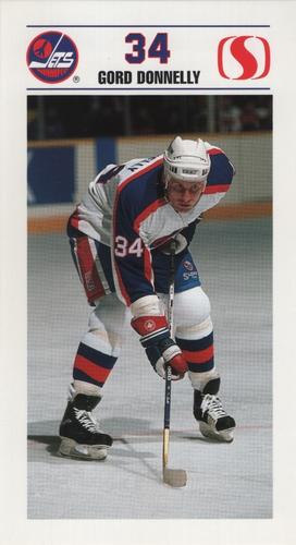 1989-90 Safeway Winnipeg Jets #NNO Gord Donnelly Front