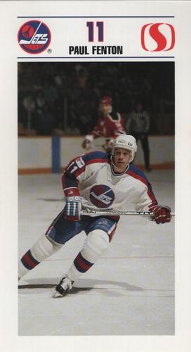 1989-90 Safeway Winnipeg Jets #NNO Paul Fenton Front