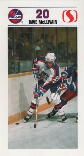 1989-90 Safeway Winnipeg Jets #NNO Dave McLlwain Front