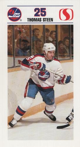 1989-90 Safeway Winnipeg Jets #NNO Thomas Steen Front