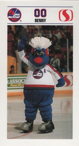 1989-90 Safeway Winnipeg Jets #NNO Benny Front