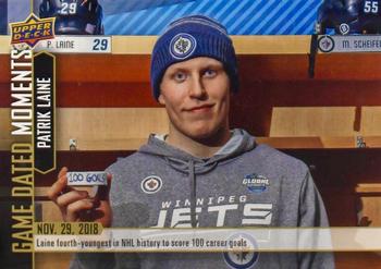 2018-19 Upper Deck Game Dated Moments #27 Patrik Laine Front