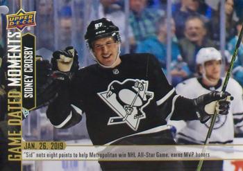 2018-19 Upper Deck Game Dated Moments #52 Sidney Crosby Front