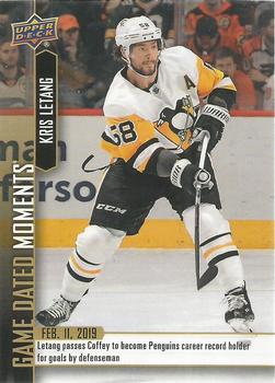 2018-19 Upper Deck Game Dated Moments #59 Kris Letang Front