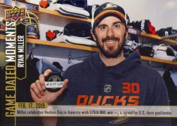 2018-19 Upper Deck Game Dated Moments #61 Ryan Miller Front