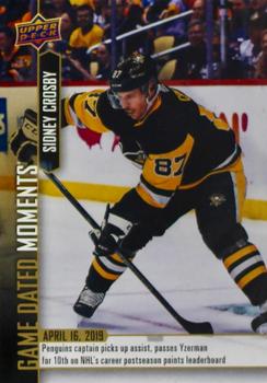 2018-19 Upper Deck Game Dated Moments #88 Sidney Crosby Front