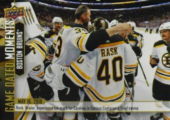 2018-19 Upper Deck Game Dated Moments #95 Boston Bruins Front