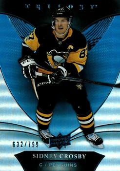 2018-19 Upper Deck Trilogy - Blue Foil #35 Sidney Crosby Front