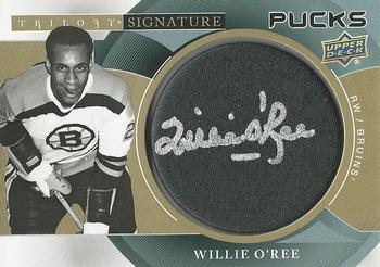 2018-19 Upper Deck Trilogy - Signature Pucks #SP-WO Willie O'Ree Front