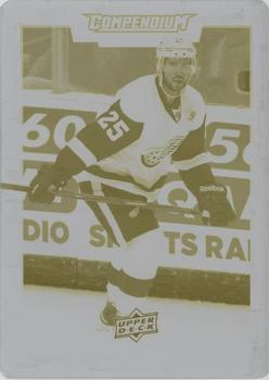 2017-18 Upper Deck Compendium - Printing Plates Yellow #392 Mike Green Front