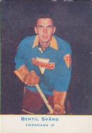 1956-57 Alfa Ishockey (Swedish) #72 Bertil Svard Front