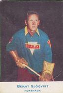 1956-57 Alfa Ishockey (Swedish) #107 Bernt Sjoqvist Front