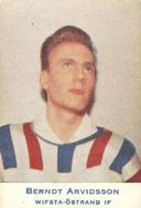 1957-58 Alfa Ishockey (Swedish) #76 Berndt Arvidsson Front
