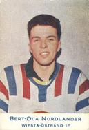 1957-58 Alfa Ishockey (Swedish) #84 Bert-Ola Nordlander Front