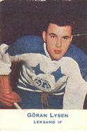 1957-58 Alfa Ishockey (Swedish) #93 Goran Lysen Front